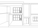 西安某独立式小别墅设计CAD图纸图片1